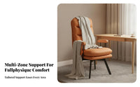 Upholstered Armchair Comfortable Adjustable Chaise dense Foam Filling
