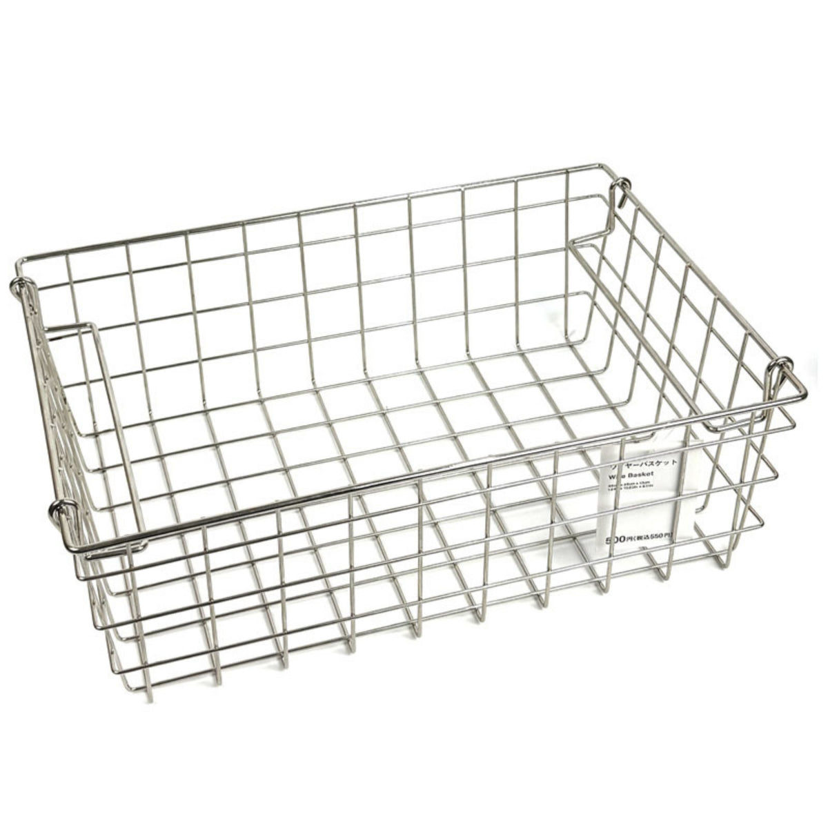 Iron Wire Basket Open-Top Organizer Space-Saving for Countertop