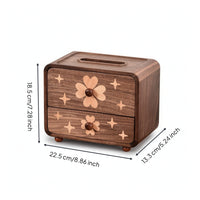 Tissue Box with Opening Aesthetic Tissue Box Cover with Base Decorative for Desktop, Living Room, Bedside Table