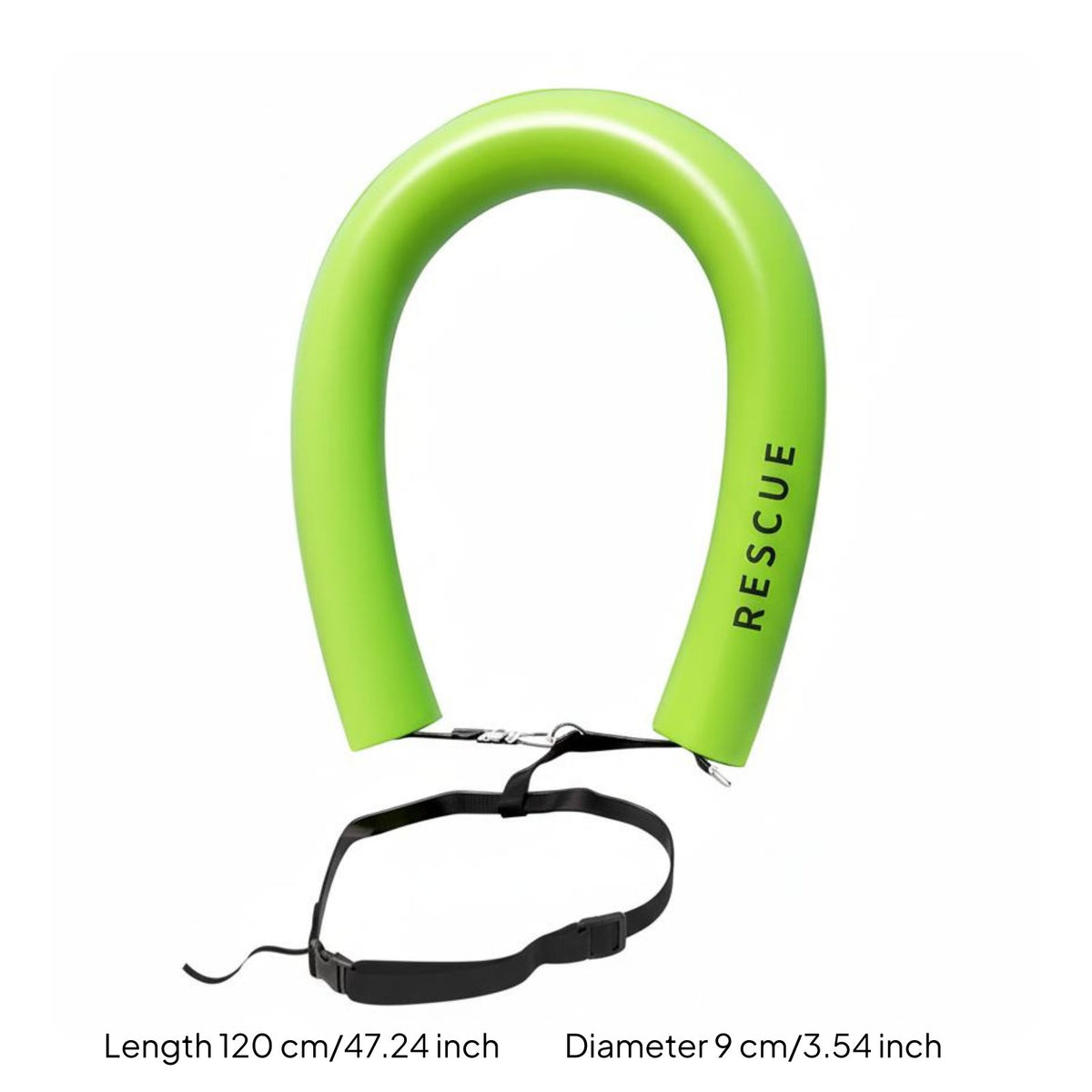 Inflation-Inflation-Proof Solid Foam Swim Buoy Provides Floatation Non-Inflatable Tow Buoy High Buoyancy for Adults, Beginners, Lake, Beach