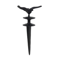 Garden Hose Holder with Stake Cast Iron Hardware Heavy Duty for Yard, Flower Bed