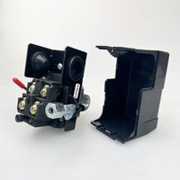 Red Handle Air Compressor Pressure Switch 90-125 PSI 4 Port Pressure Control Switch Pneumatic Component