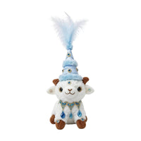 Cute Soft Lamb Keychain Collectible Lamb Keychain Kawaii Stuffed Sheep Pendant Adorable for Travelers, Keys, Handbags