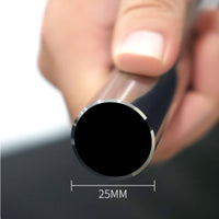 No-drill adjustable shower rod