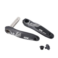 Mountain Bike Crankset Matte Black Crankset with Crank Arms Shaped Bike Crank Set for Cyclists