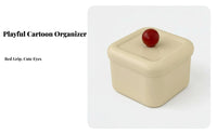 Lidded Compartment Box Compartmentalized Makeup Organizer particle-proofprotective for Students