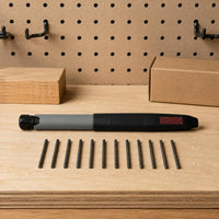 Slim Carpenter Writing Implement Set Metal Tip Work Tool Sanding Pad
