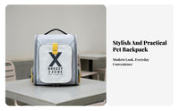 Large Capacity Space Capsule Pet Backpack Breathable Design Cat Carrier Backpack Comfortable to Carry for Travelers, Vet Visits