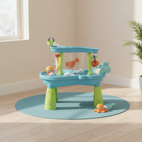 Outdoor Sand and Water Play Table Kids Sand and Water Table Interactive Playset Portable for Preschoolers