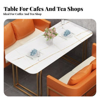Booth Dining Set Light Luxury Design Restaurant Seating Soft Padding S Easy to Clean for Hotel