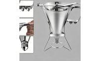 Stainless Steel Batter Dispenser Single-Hand Operation Funnel Batter Dispenser