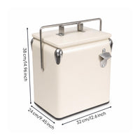 Metal Chilling Tool  Insulated Chilling Tool  Leakproof Insulated Ice Chest for Campers