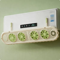 Adjustable Air Conditioner Wind Deflector Light-Colored for Indoor Cooling