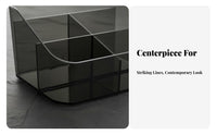 Partitisingled Cosmetic Tray Stylish Appearance Multi-Compartment Cosmetic Case