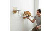 Wall Mounted Cat Perch Non-Permanent Attachment Installation Window Cat Hammock Space Capsule Design for Indoor Cats