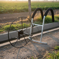 Shoulder-Carried Hose Reel Labor-Saving Hand-Crank Hose Winder Portable for Farm
