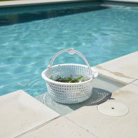 Basket with Handle Slotted Design Automatic Cleaner Basket Mesh Construction