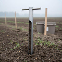 Manual Soil Auger Easy to Use Ground Boring Tool Heavy Duty Steel