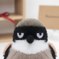 Songbird Soft Toy Cute Bird Stuffed Animal Birthday Gift Round Bird Stuffed Animal for Girls