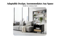 Woven Front End Table small-sized Size accent Storage Table handmade for Entryway