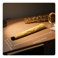 Saxophone Cleaning Brush Fuzz Saxophone Body Swab Shielded Cap Soft-Textured Instrument Swab