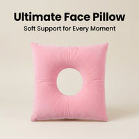 Breathable Neck Support Pillow for Travel, Ergonomic Neck Pillow, Comfort Pillow for Office Naps, He - Pink