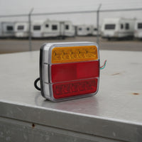 LED Tail Light Bright Stop Tail Turn Flasher Light Low-Profile for RV Owners