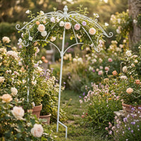 Umbrella Plant Support Outdoor Climbing Plant Support Tall for Yard