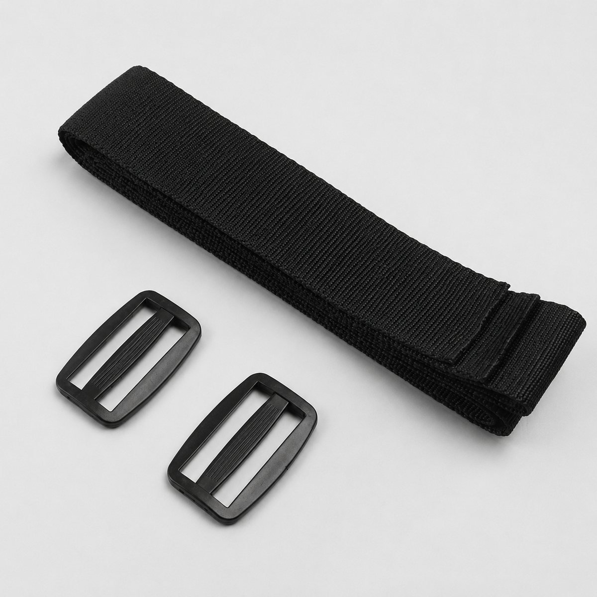 Nylon Shoulder Strap Shoulder Belt 2-piece Set Wide Replacement for Bags Black