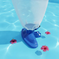 Pool Vacuum Head Blue Pool Vacuum Head with Mesh Bag Heavy-Duty