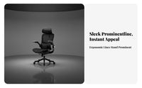 Highspine-Support Ergonomic Chair Adjustable Support Highspine-Support Mesh Chair with Headrest Reclining Spinerest Continuous