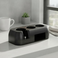 Coffee Machine Holder Organizer Espresso Accessory Portafilter Tamping Base Storage Drawer ABS Material Suitable for Office Coffee Shop
