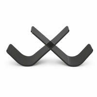 Acrylic Puck Stand with Cradle One-Piece Puck Display Stand Transparent Display Case with Cradle Modern for Shelf, Home Office