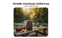 7 Pieces Includes Carrying Case 7-Piece Camping Kitchen Set Lightweight Portable Camping Kitchen Utensil Set Sturdy for Campers, Travelers