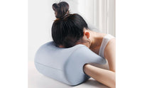 Ergonomic Office Chair Headrest Contoured Headrest Cushion Contoured Neck Pillow with Strap Padded for Desk Workers, Gamers, Students