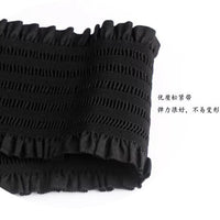 欧美蕾丝宽腰封女装饰连衣裙时尚百搭松紧弹力腰带配裙子束腰配饰