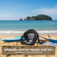 Foldable Paddleboard Spinerest Provides Spine Assistance Padded Seat with Spinerest Portable Kayak Accessory for Kayakers, Paddleboarding, Kayaking