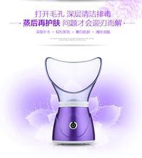香薰热喷蒸脸器补水仪加湿器面部喷雾仪美容仪蒸脸仪家用批发 美规
