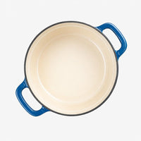 Enamelled Cast Iron Dutch Oven, Cast Iron Casserole Dish with Lid, Enamel Pot for Soups and Stews, Induction Compatible Dutch Oven
