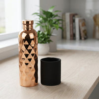 1300ml Stainless Steel Water Bottle Textured Water Bottle with Safeguarding Sleeve Silvery Beverage Container Reusable for Athletes, Commuters, Outdoor Activities, Gym, Office