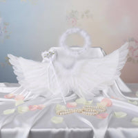 White Angel Wings Genuine Feathers Feather Angel Wings Lightweight for Children