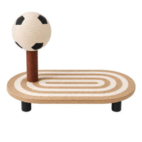 Cat Scratching Board Athletic Feline Scratcher with Ball Vertical Cat Furniture for Cats, Kittens, Living Room, Bedroom