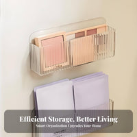 Adhesive Compartment Holder Space-Saving Adhesive Storage Pocket Multi-Purpose