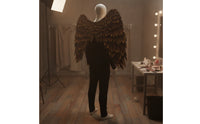 Costume Feathered Appendages with Straps Angelic Angel Feathered Appendages Magical for Cosplayers, Entertainers, Halloween