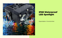Waterproof 6000K grille spotlight