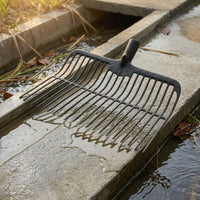 Paddy Fork Head Black Rake-Like Fork Head Broad Tool Body Tool for Farming