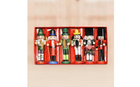6 Pieces Nutcracker Ornament Small Nutcracker Ornaments Detailed Soldier Nutcrackers for Tabletop