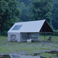 Inflatable Tent Group Camping Tent with Canopy Resistant Inflatable House for Campers, Families, Road Trips