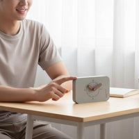 Minimalist Desk Clock Environmentally Conscious Material Silent Table Clock