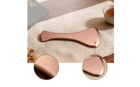 Handheld Gua Sha Scraper Shiny Copper Gua Sha Soothing Muscle Scraper Tool Invigorating for Adults